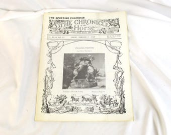 1969 Chronicle of the Horse Magazine, Vintage Equestrian Publication