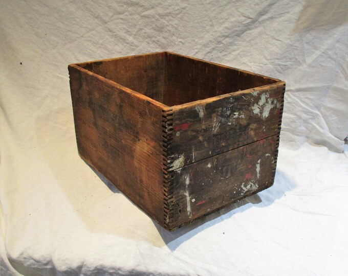 Dynamite Box, Antique Box, Old Wood Crate, American Cyanamid Company ...
