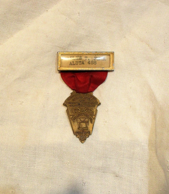1947 Odd Fellows Delegate Medal: Grand Lodge, Rebekah Assembly, Philadelphia