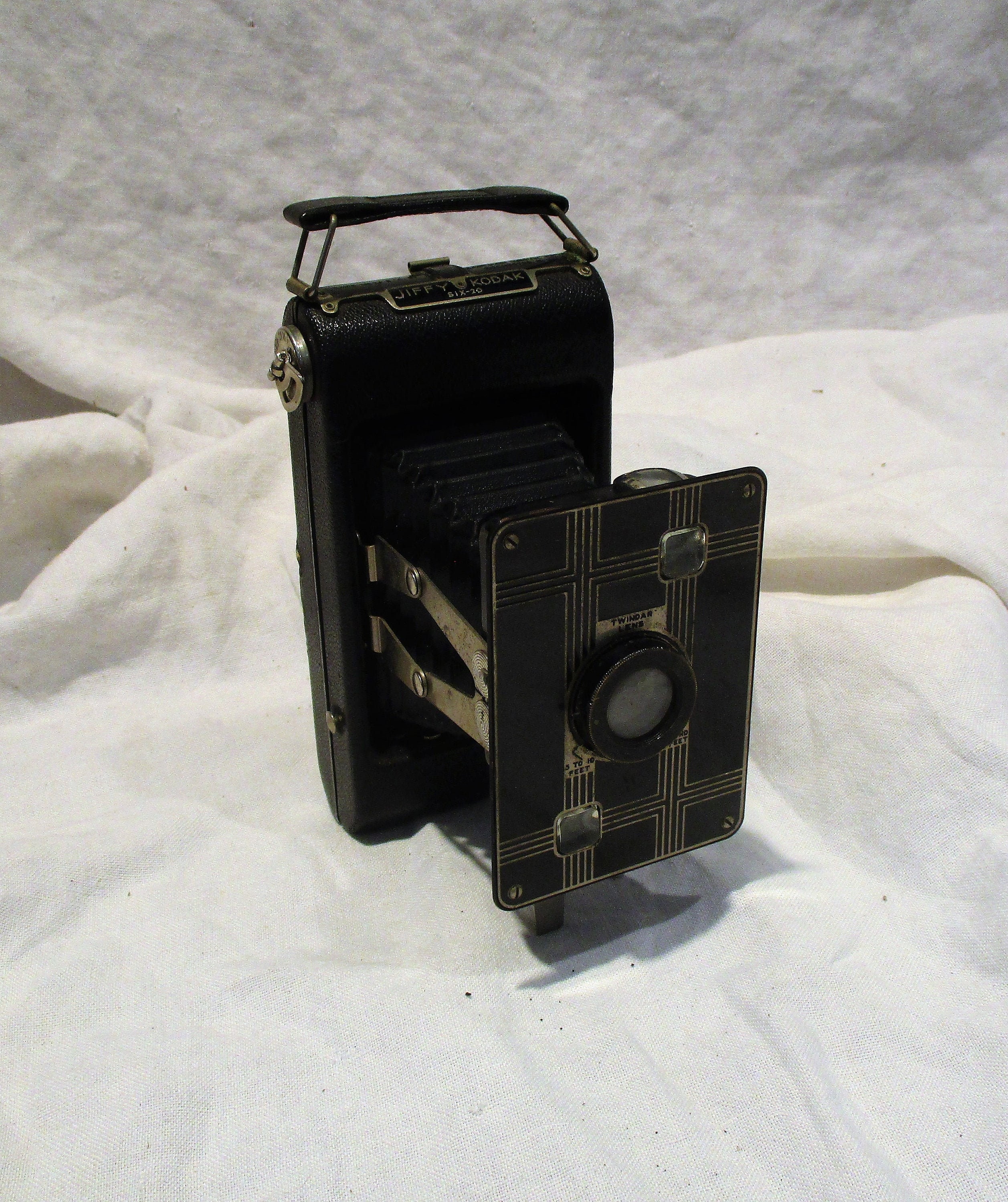 Kodak Jiffy Six-20 Folding Bellows Camera, Art Deco, Vintage