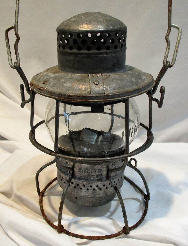 Pennsylvania Railroad Lantern Penn Central Railroad Adlake Etsy