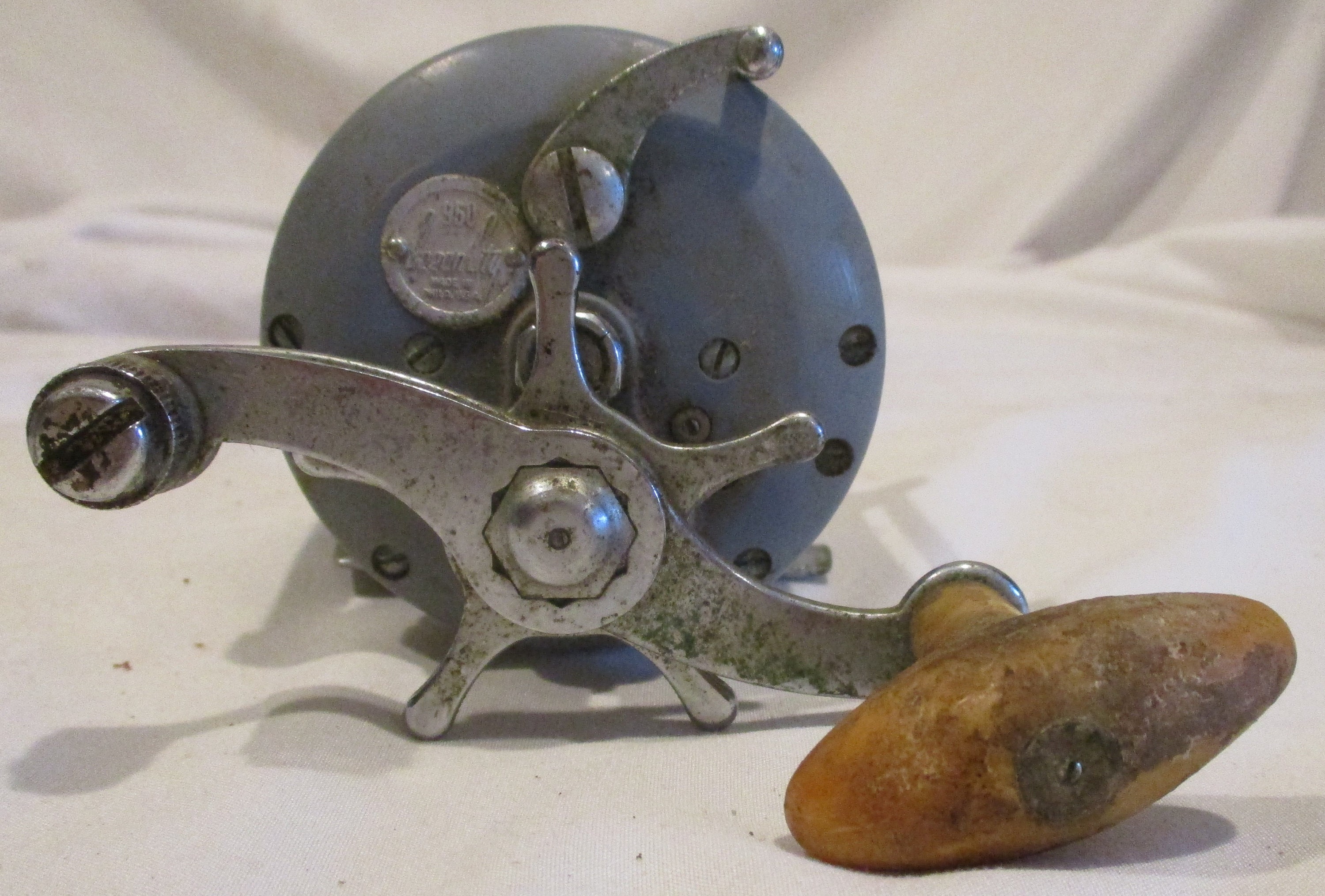 Vintage Ocean City No. 1591 Fishing Reel - Working - Sold As Is