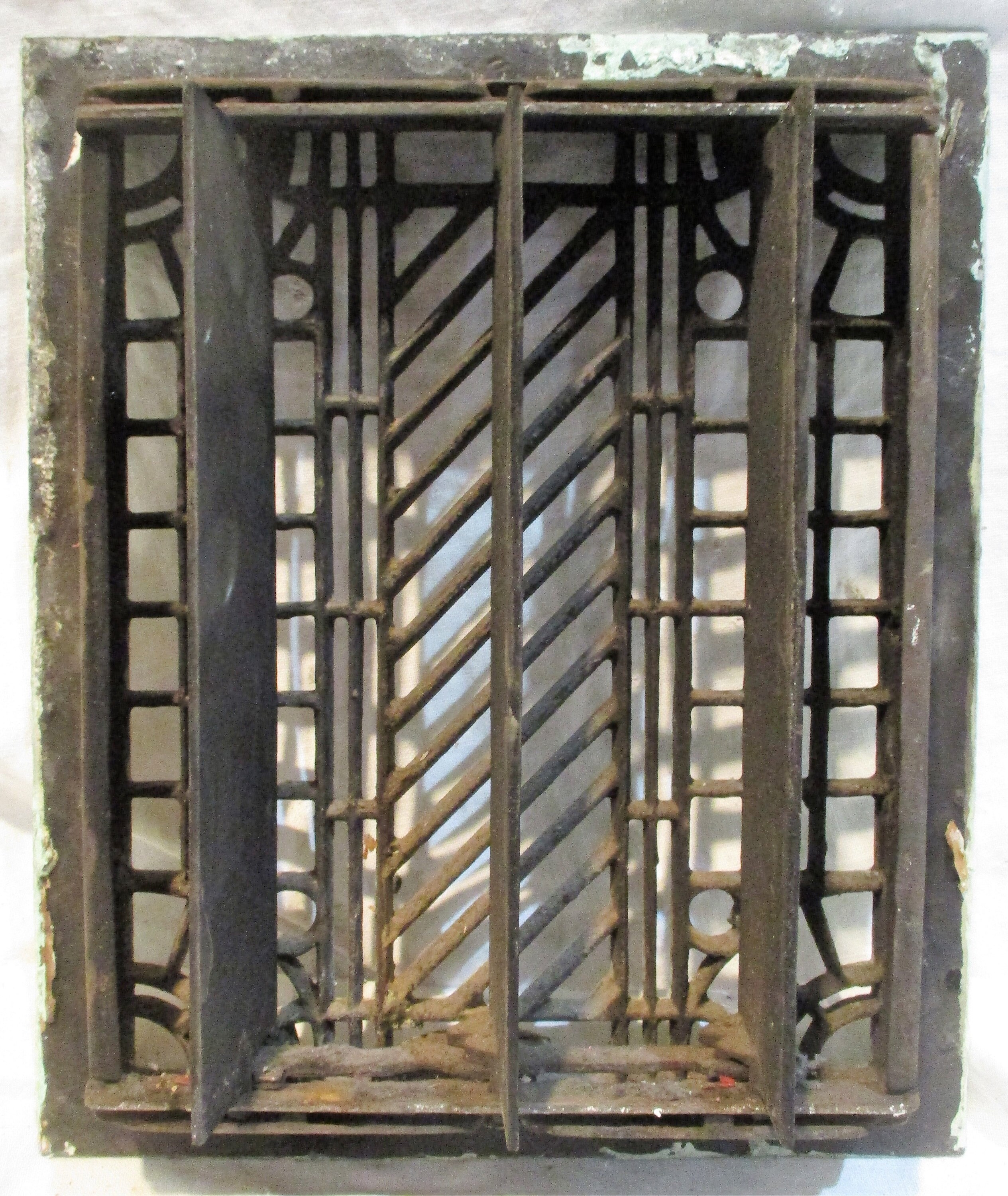 Vent Grate or Radiator Grate Large Rectangular Art Deco Cast Etsy