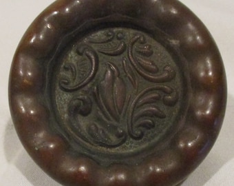 Old Doorknob, Architectural Salvage, Antique Early 1900s Arts & Crafts Hardware