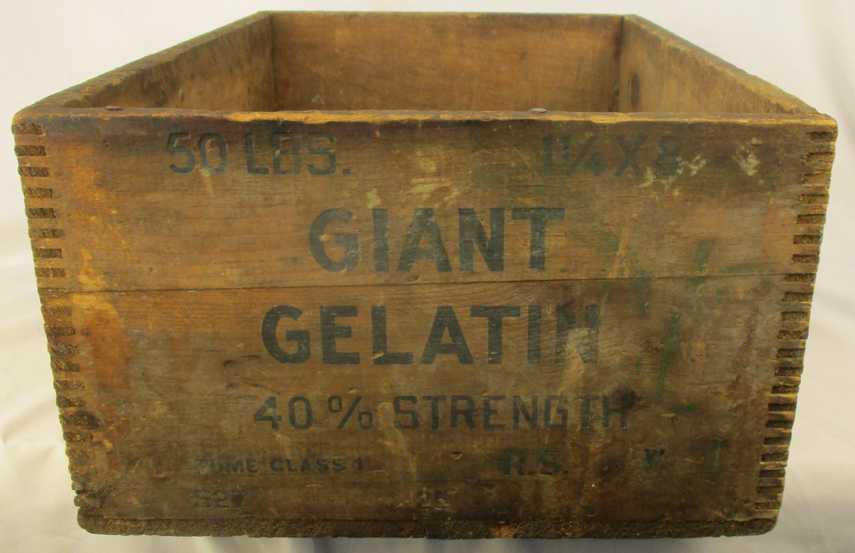 Antique Atlas Powder Company Wood Crate: Explosives Box - Etsy