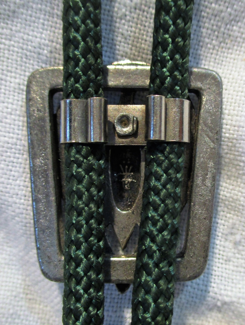 Western Bolo Tie Turquoise and Silver Detail Men/'s Accessory Vintage American West Wear