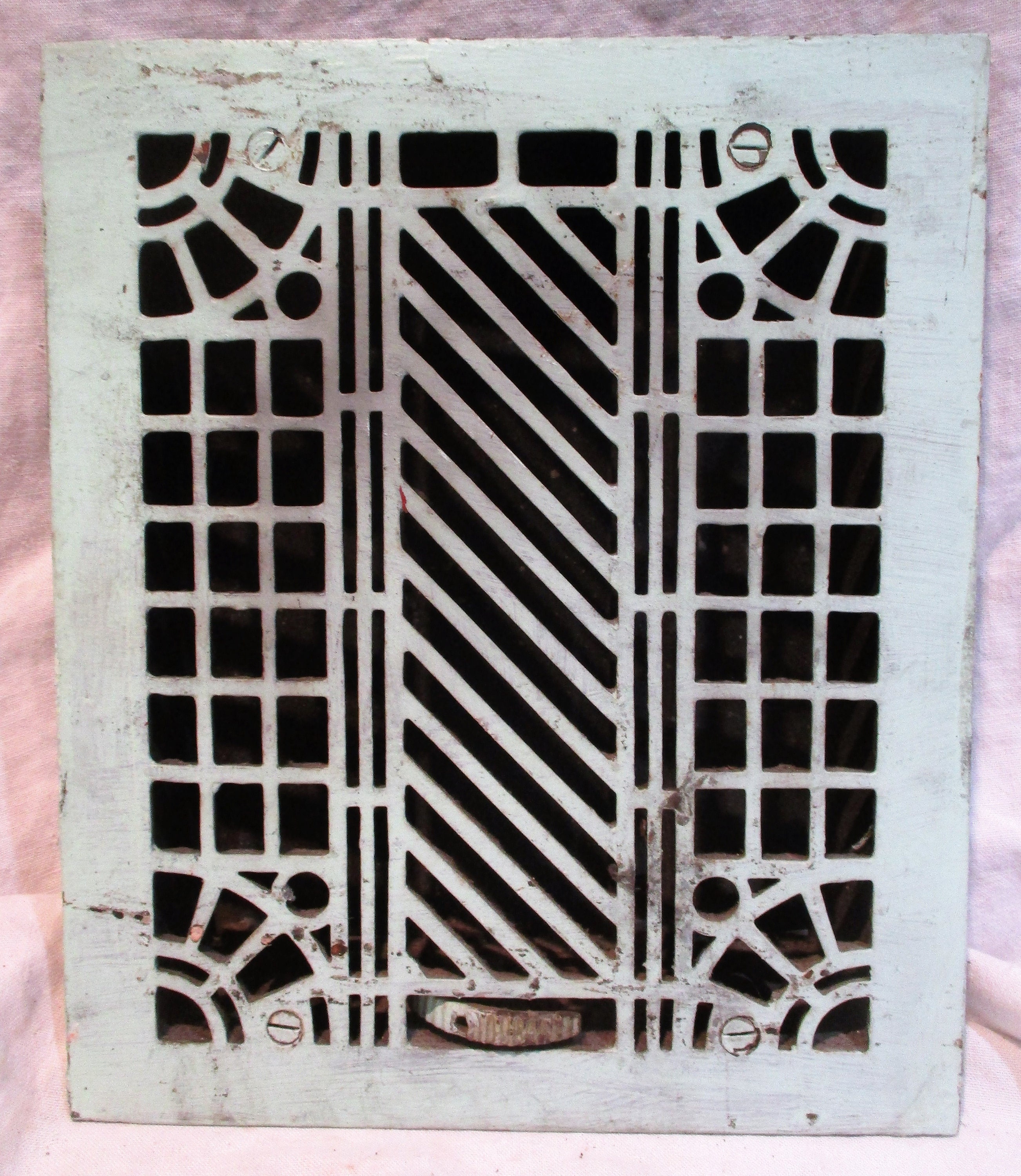 Vent Grate or Radiator Grate Large Rectangular Art Deco Cast Etsy