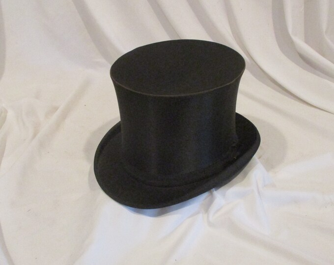 Vintage Hat, Antique French Top Hat, Antique Millinery and Haberdashery