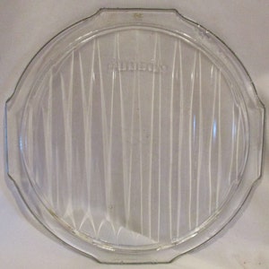 Antique Hudson Headlight Glass Lens: 1920s Car Part Salvage