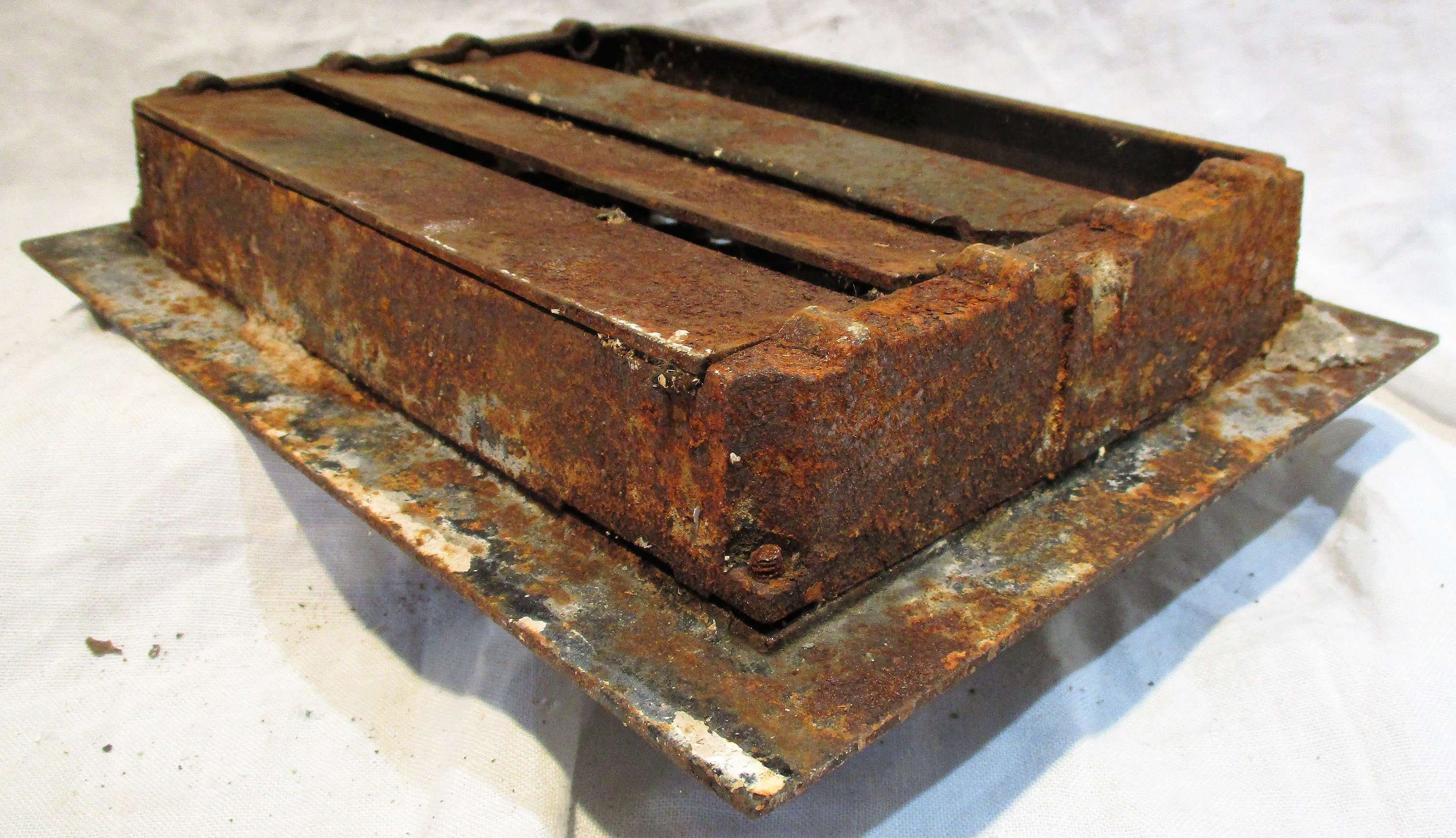 Vent Grate or Radiator Grate Large Rectangular Cast Iron Etsy