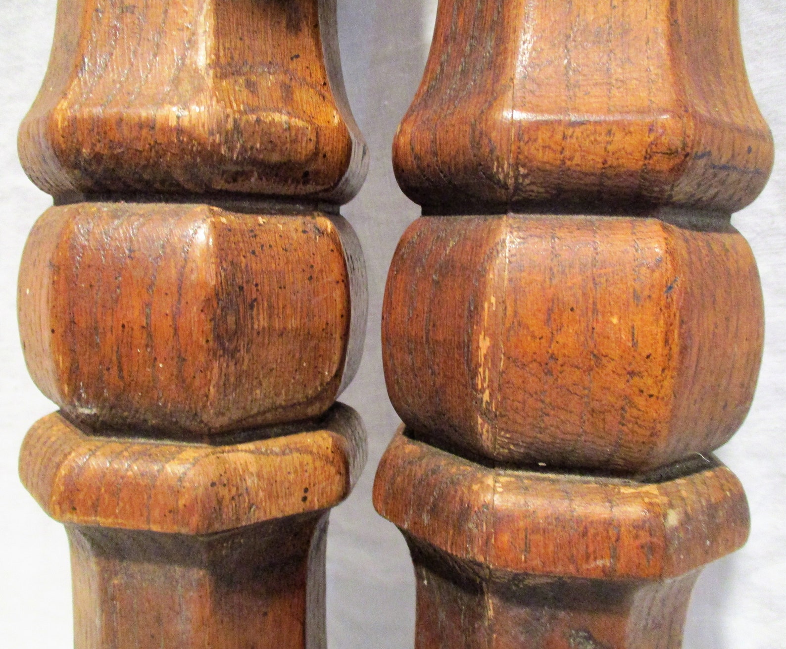 Jacobean Legs Ornate Very Old Pair of Turned and Carved Wood Etsy