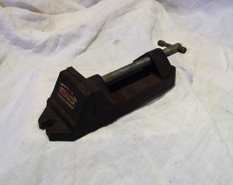 Machinists Vise, Craftsman, Vintage Shop and Foundry Tool, American Made Hardware Salvage