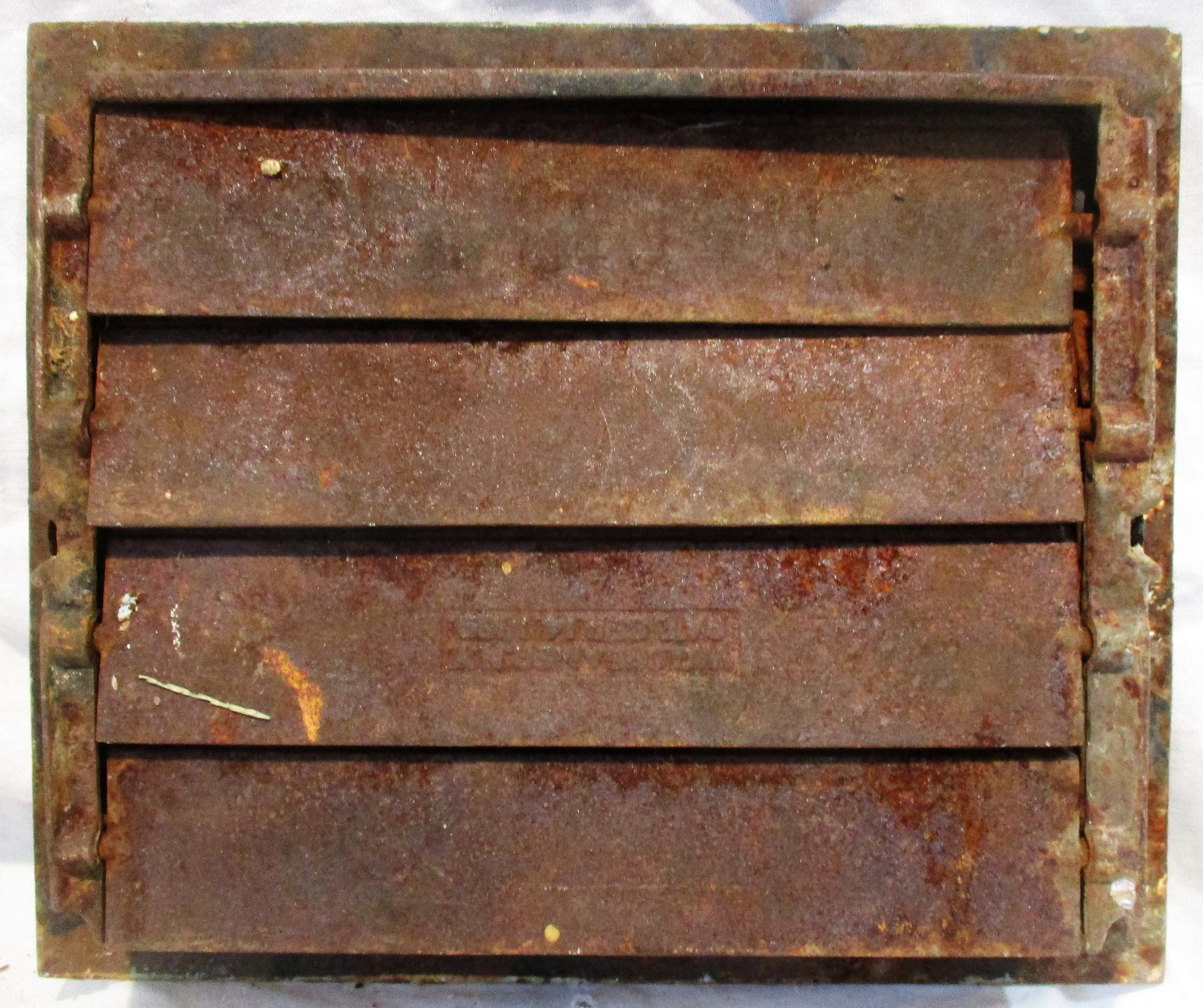 Vent Grate or Radiator Grate Large Rectangular Cast Iron Etsy