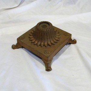 Lamp Base, Classical or Neoclassical Style, Vintage Lighting Salvage, Large Lamp Part, Mantle Lamp Company, Repurpose