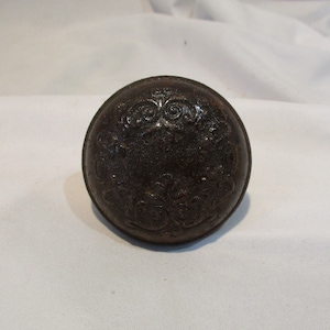Doorknob, Antique Early 1900s Aesthetic Movement or Arts & Crafts Hardware, Architectural Salvage