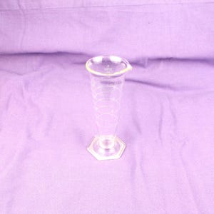 Vintage Kimax Lab Flask: 4 oz Spouted Beaker, Apothecary Glass