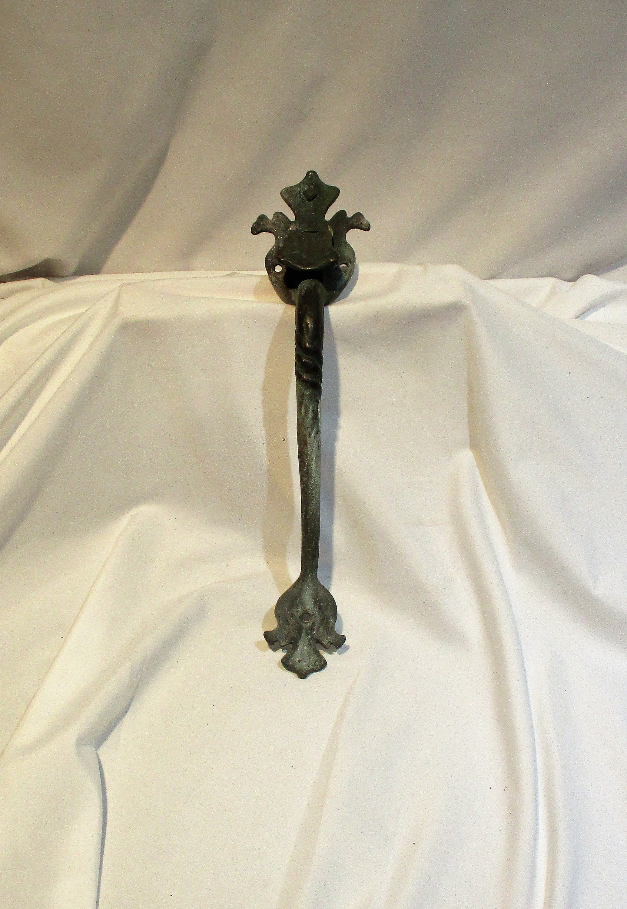 Baroque or Gothic Door Handle, Early 1900s Architectural Salvage