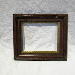 Wood Picture Frame, Arts and Crafts Transitional Period Picture Frame, Great Antique Art Salvage