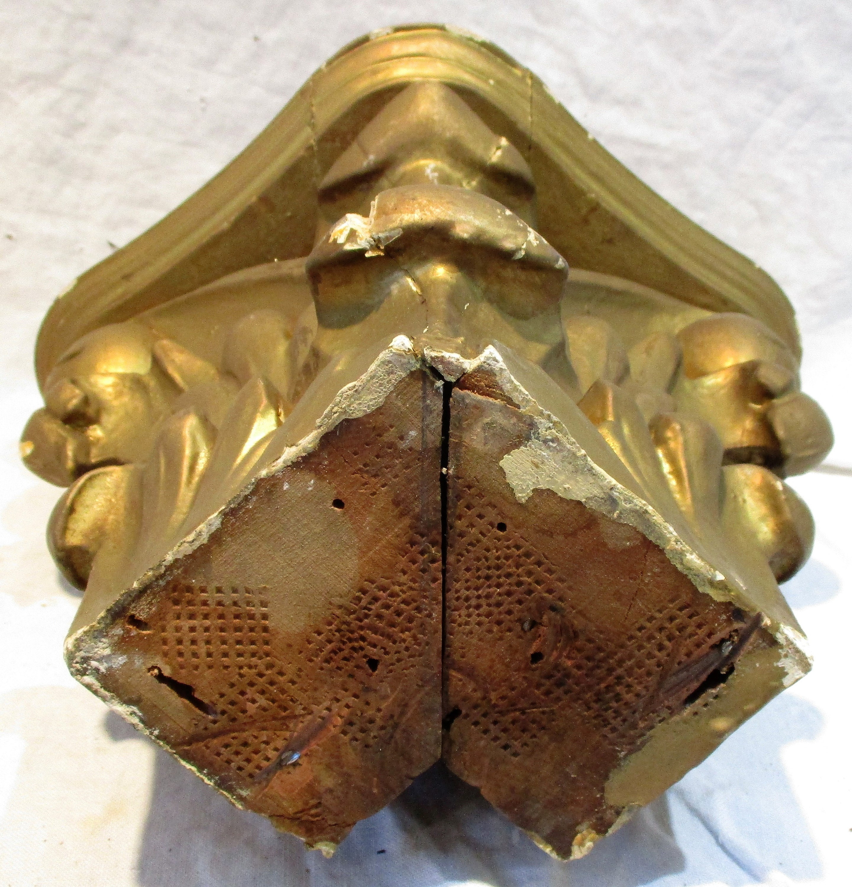 Rococo Column or Capital Fragment Old Gilded Architectural | Etsy