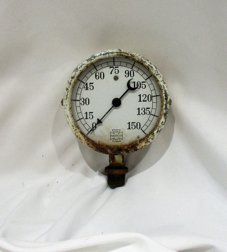 1920s Pressure Gauge, Early US Gauge American, New York, Vintage ...
