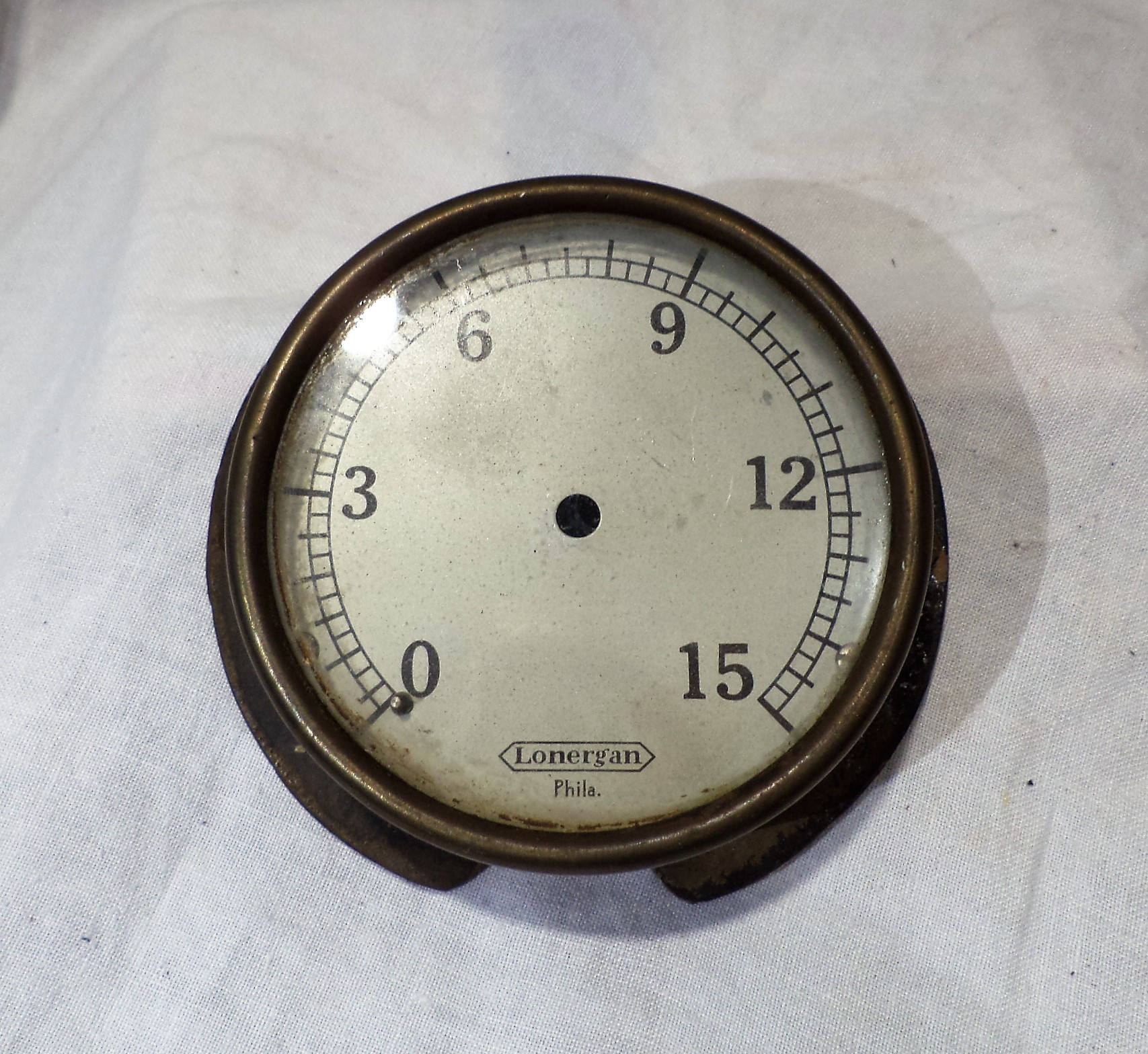 Industrial Gauge, Lonergan Gauge Co., Vacuum Pressure Gauge, Vintage Industrial Factory Salvage