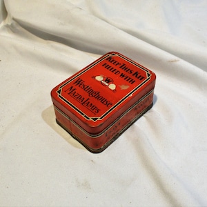 Westinghouse Mazda Auto Lamps Original Tin, Two Original Art Deco Era Lamp Bulbs, Vintage Car Parts Salvage