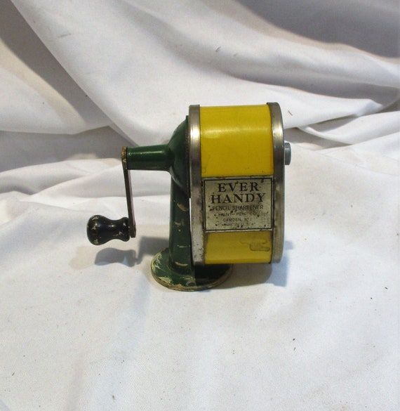 Ever Handy Antique Pencil Sharpener: Mid Century Desk Mount - Etsy 