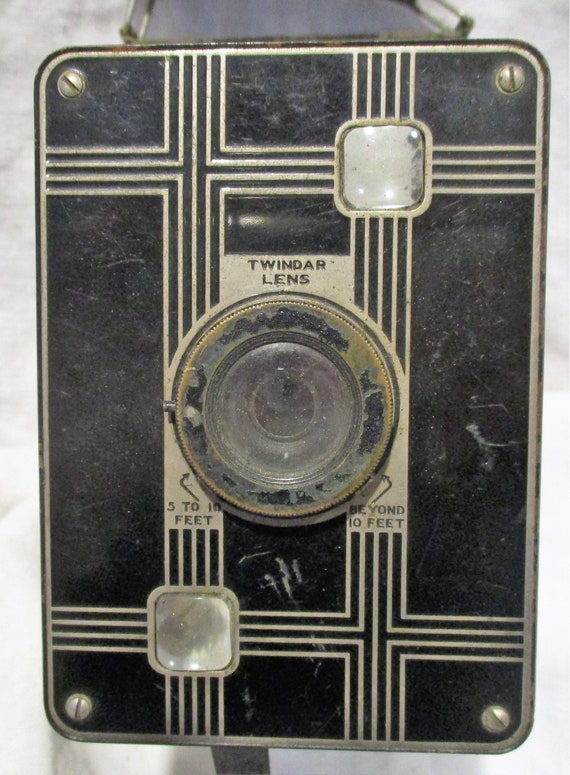 Kodak Jiffy Six-20 Folding Bellows Camera, Art Deco, Vintage
