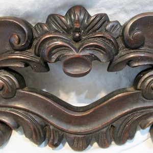 Hand Carved Neoclassical Furniture Fragment: Walnut Salvage