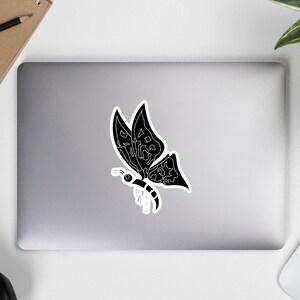 Butterfly Bubble-Free Stickers, Butterfly Decal For Laptop