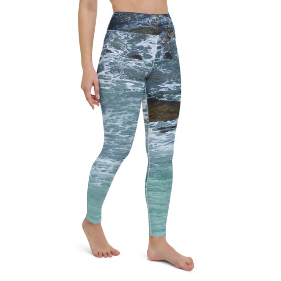 Buy Fitness Leggings Comfortable Ocean Print Leggings Online in India Etsy