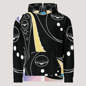 Dreamy Butterfly Fantasy Art Hoodie, Mystical Garden ButterflyHoodie, Unisex All Over Print Hoodie
