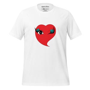 Love Heart Graphic Tee: Trendy Colorful T-Shirt