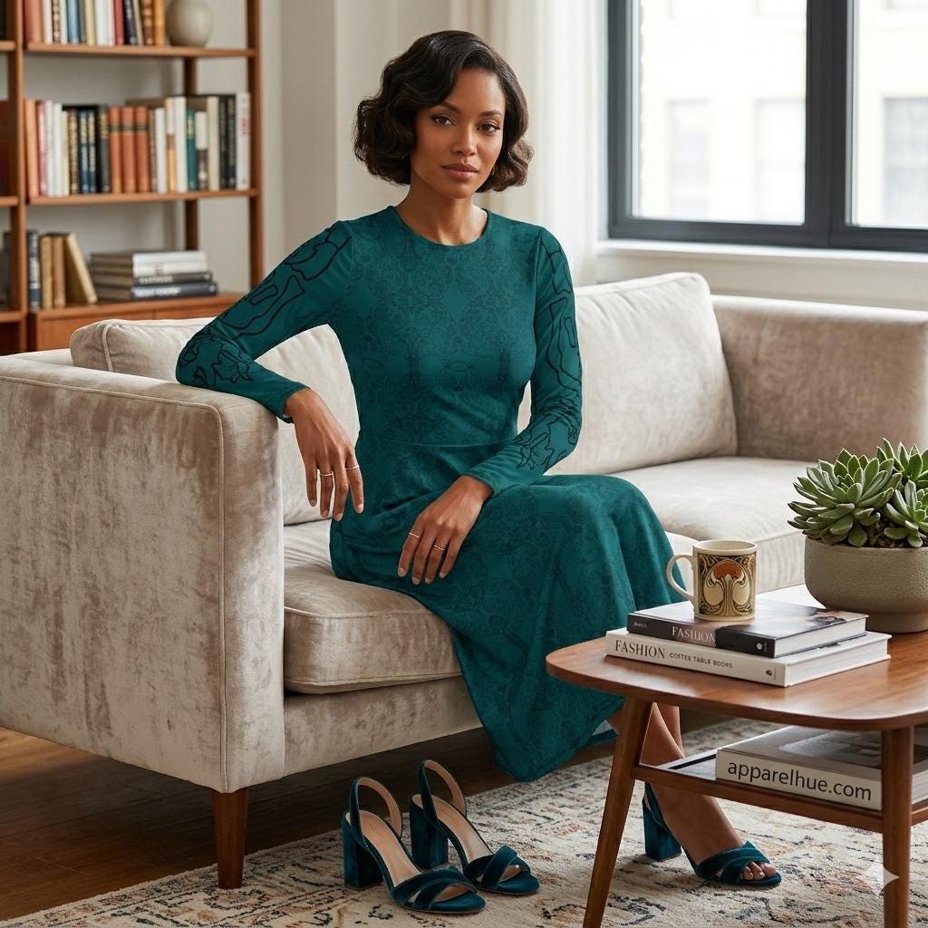 Teal Evening Long Sleeves Dresses - Etsy