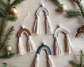 Minimalist Ornaments Modern Holiday Ornament Rattan Rearview Mirror Accessories Modern Ornaments Boho Christmas Boho Ornaments