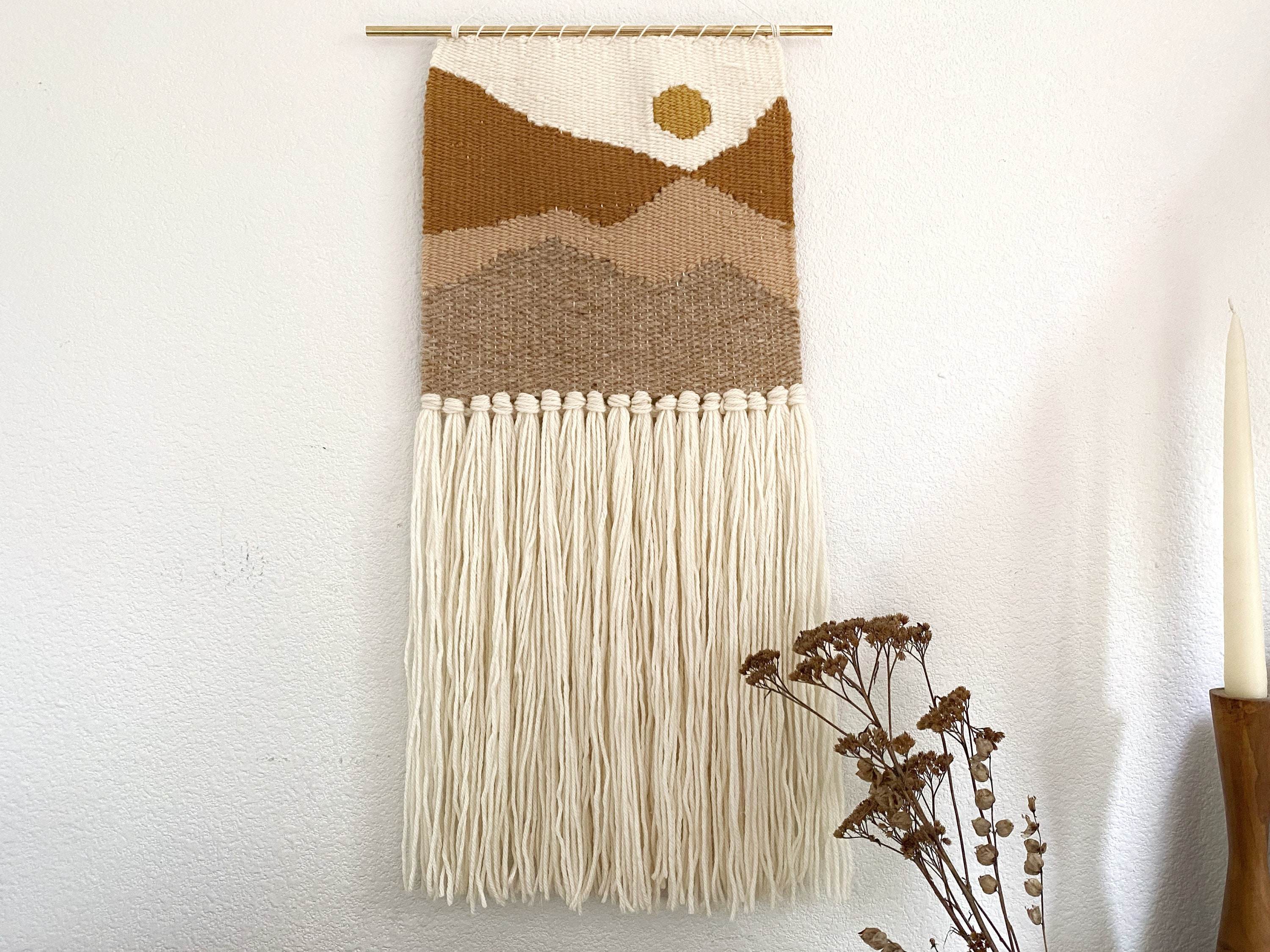 Tissage de Montagne/Accrochage Mural Tissage/Accrochage Tissé/Tissage/Cadeaux Pour Elle/Accrochage e