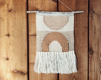 Woven Wall Hanging//Weaving//Telaio telaio Tessitura//Regali per lei