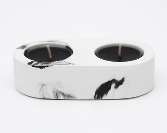 Tealight Holder + Scented Soy Wax Tealights | Unique Handmade Piece | Home Fragrance & Décor Gift | Traceable Shipping