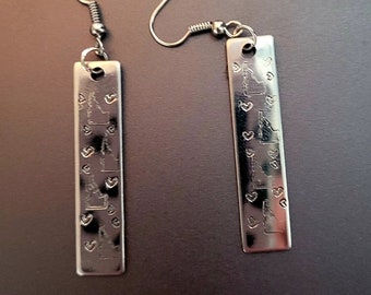 Idaho Hand-Stamped Earrings