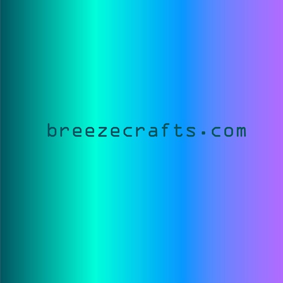 Ombre pattern vinyl sheet, pattern heat transfer vinyl, HTV or Adhesive  Vinyl, jade, aqua, blue and purple gradient, fade vinyl HTV3141