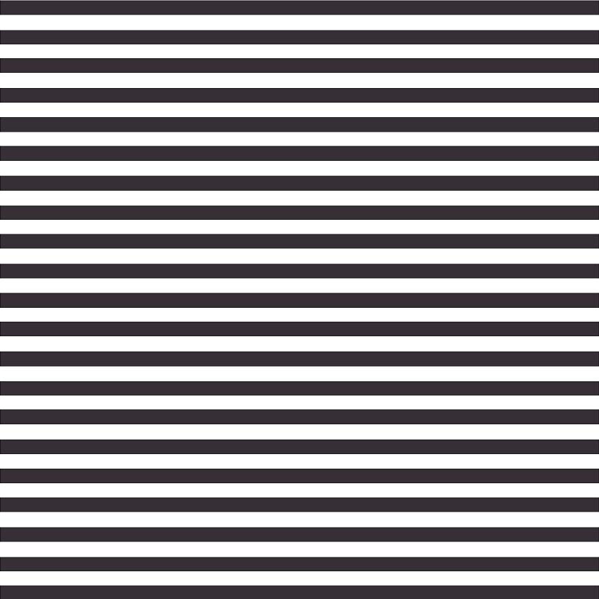 12x12 Permanent Patterned Vinyl - Thin Stripe Black & White - Expressions  Vinyl