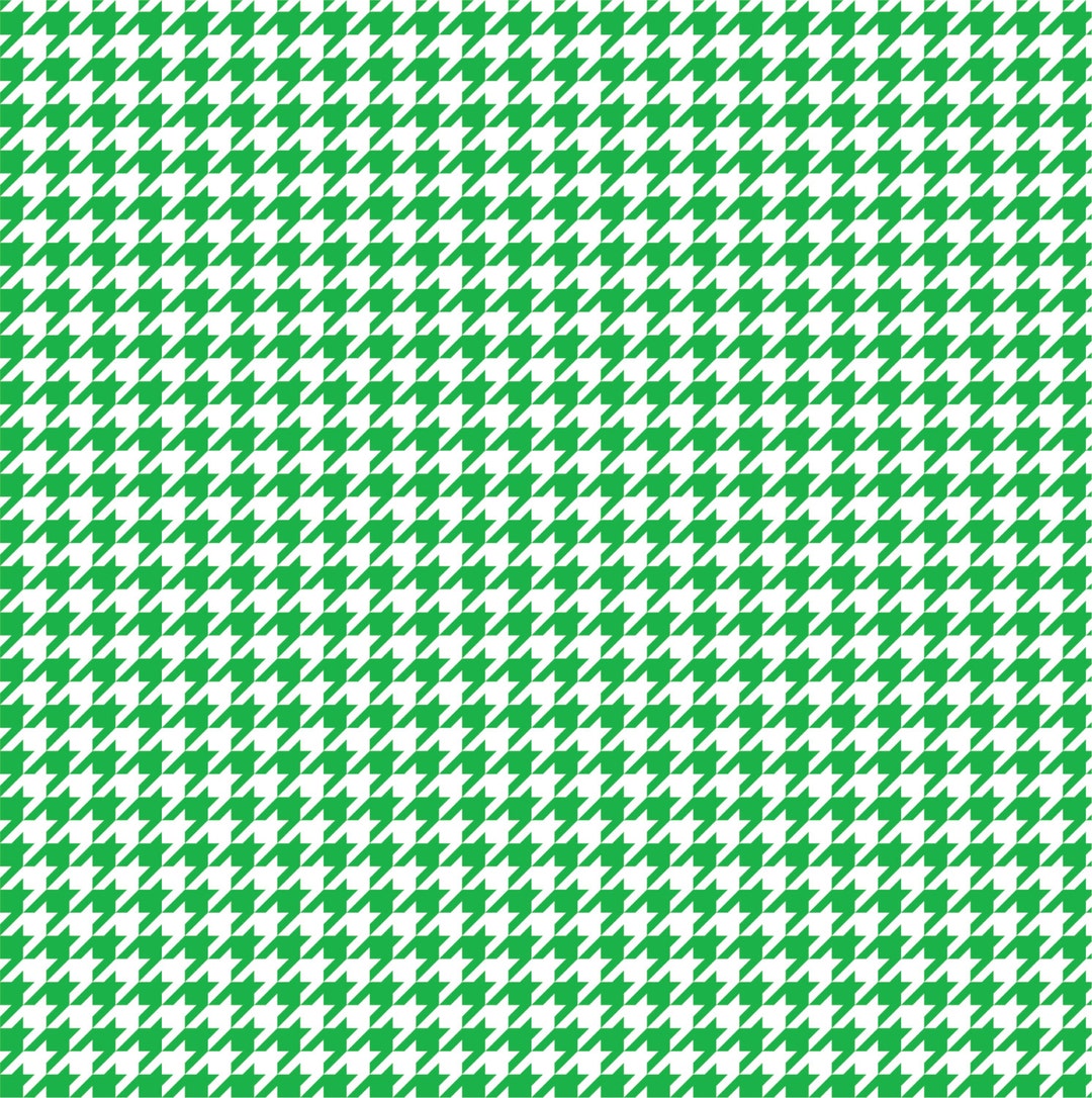 Patterned Vinyl Green Houndstooth Craft Vinyl Sheet HTV or Etsy