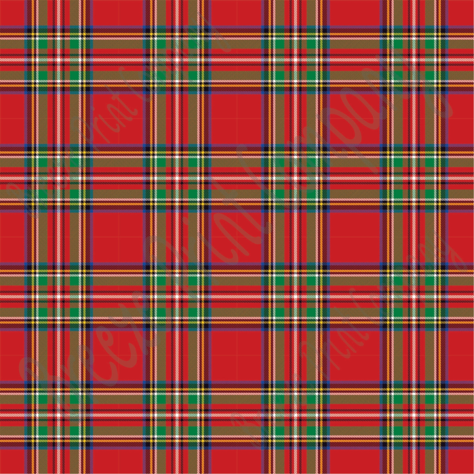 Patterned Vinyl Red and green tartan plaid pattern HTV or Etsy
