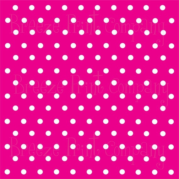 Polka Dots Patterned Vinyl, Polka Dots Pattern Vinyl Sheet in HTV or  Adhesive Vinyl, Magenta With White, Hot Pink Polka Dot Pattern HTV9 