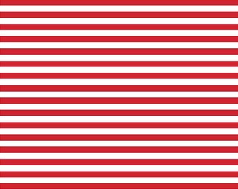 Patterned Vinyl, craft  vinyl sheet, Red and white stripes  - HTV or Adhesive Vinyl -  mini stripe pattern HTV3004