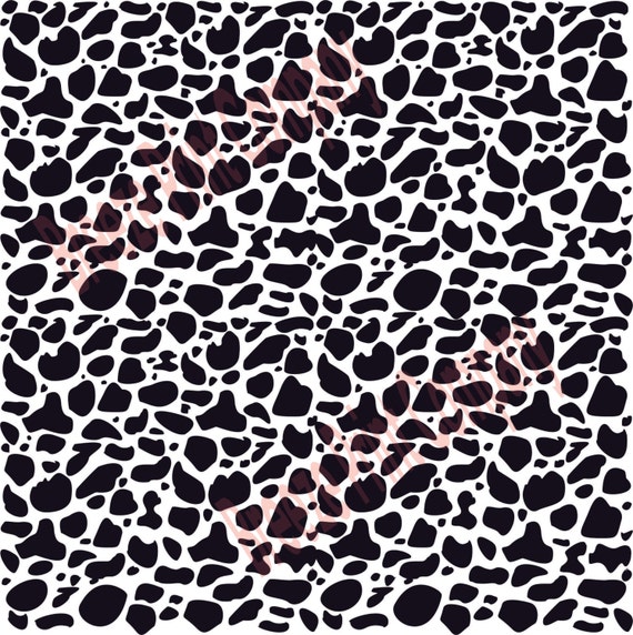 Patterned Vinyl, Cow Print Craft Vinyl Sheet HTV or Adhesive Vinyl Vinyl  HTV4000 