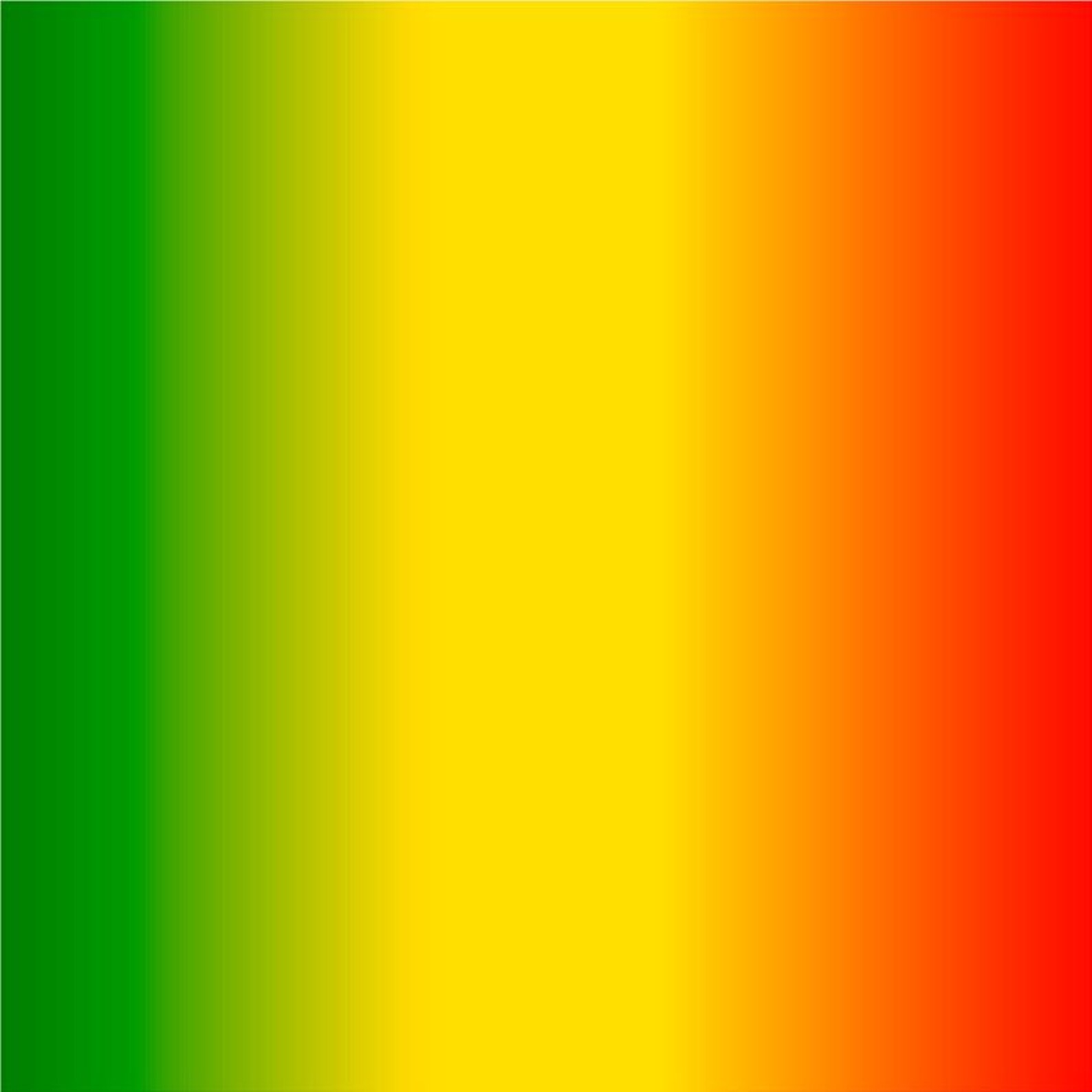 Patterned Vinyl, Green, Yellow and Red Ombre Print Craft Vinyl Sheet