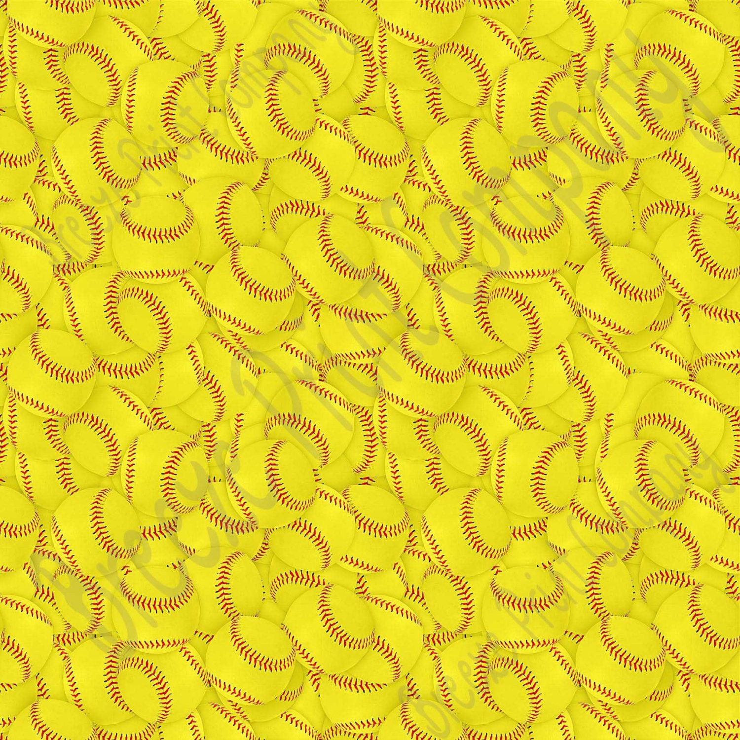 Patterned vinylSoftball print pattern craft vinyl sheet Etsy