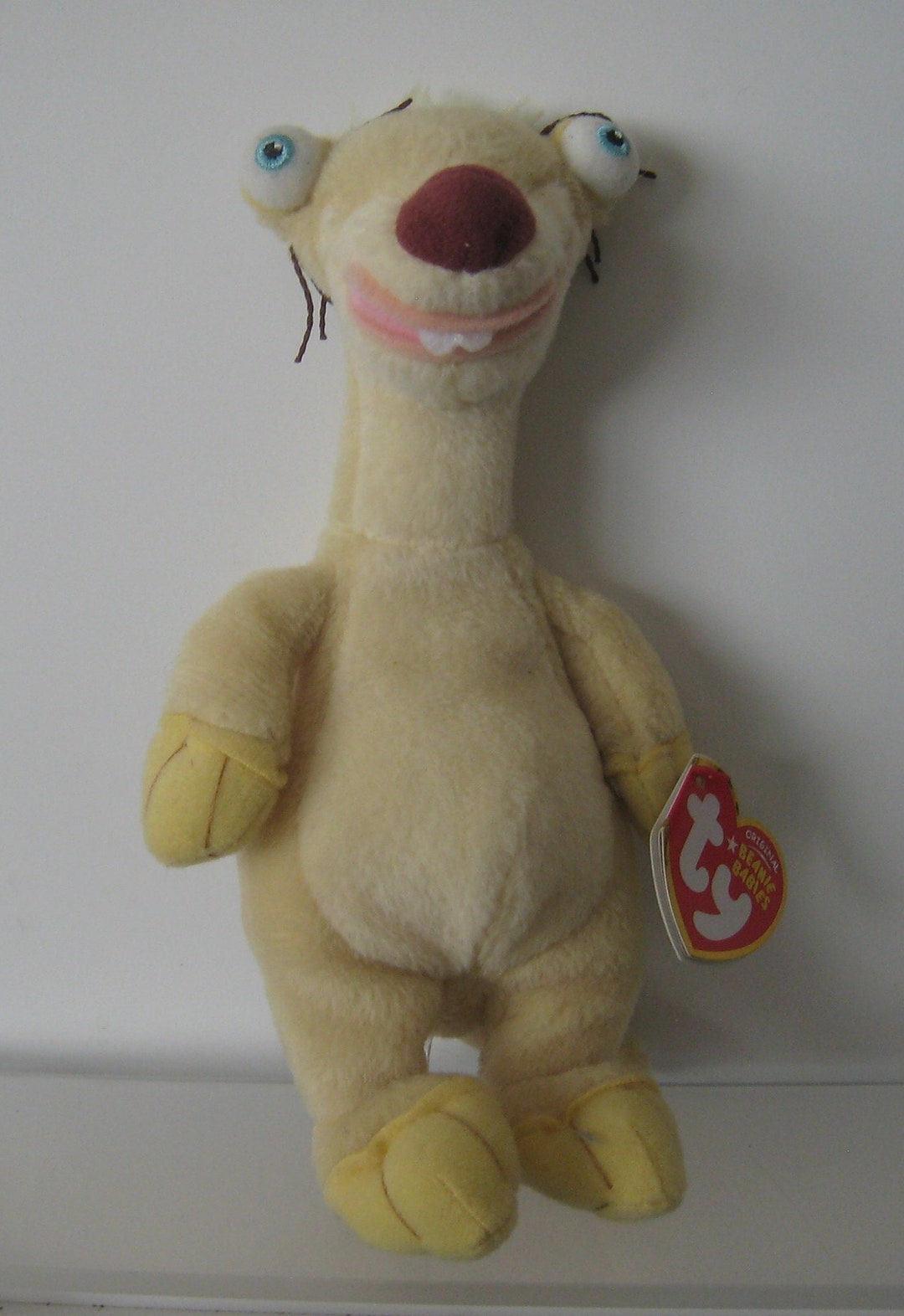 Sid the Sloth Ty Beanie Baby Ice Age Dawn of the Dinosaurs 8 Very Rare