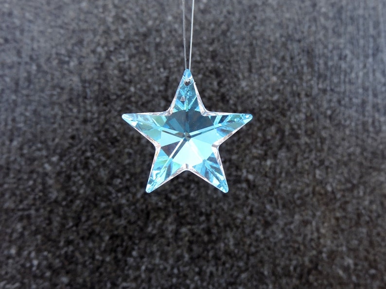 STAR, SWAROVSKI® Crystal Prism, 28MM Article# 8815, Aurora Borealis, Genuine Lead Crystal, Suncatcher bild 6